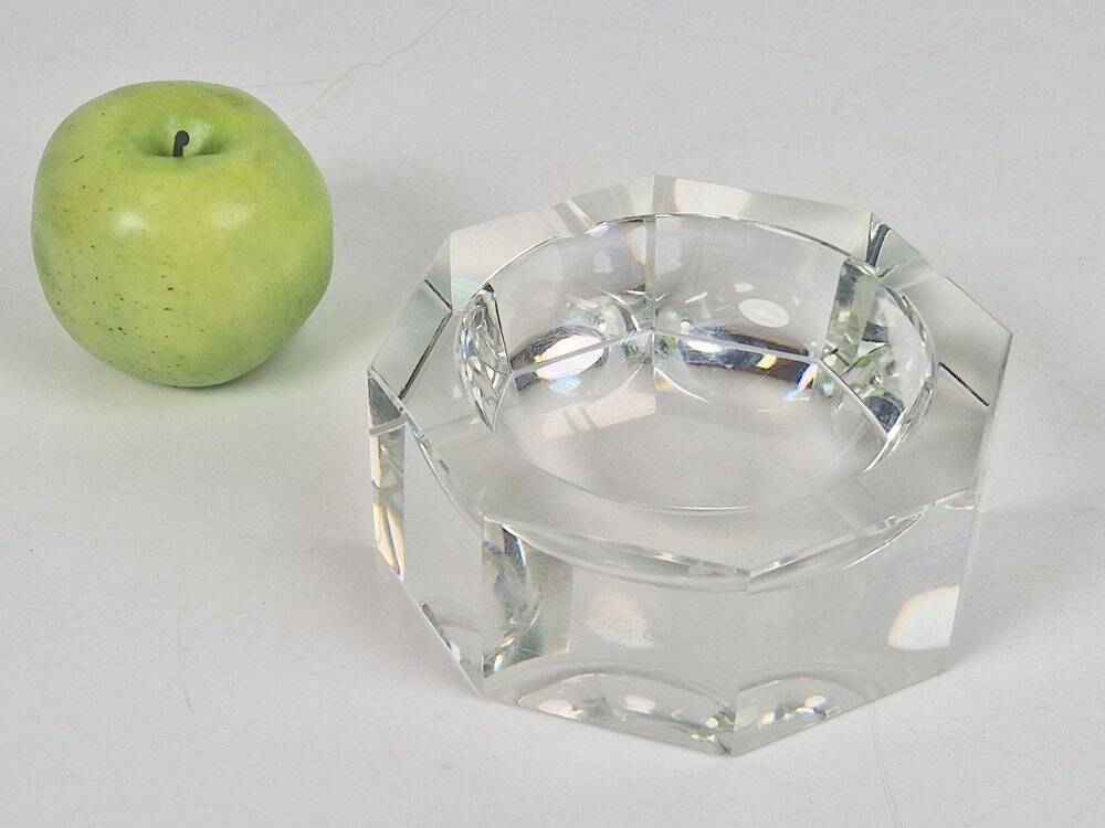 Art Nouveau Crystal Ashtray from Moser, 1940s