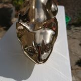 Brass cat