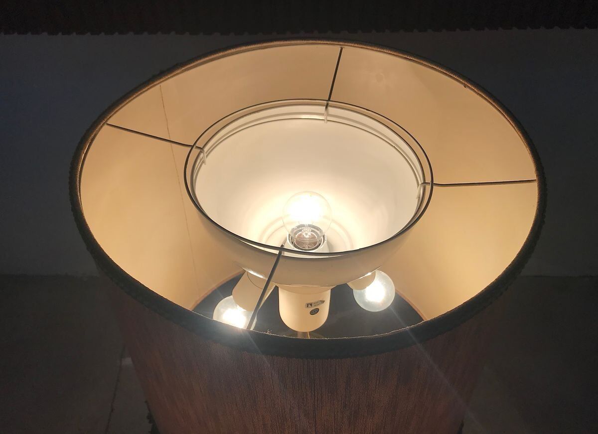 Large Ceramic Art Table Lamp from Kaiser Leuchten, West-Germany 1960s