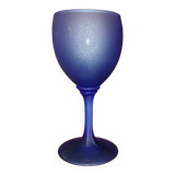 Opal stemmed glass
