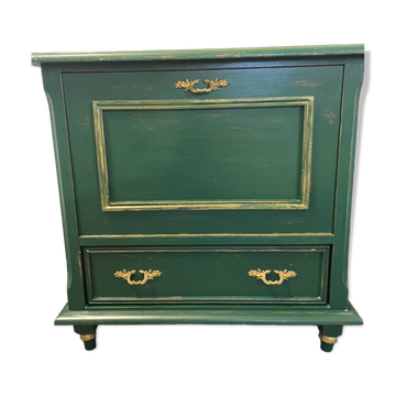 Chest of drawers "Light & Green" – handcrafted shabby-chic unique piece