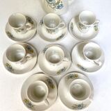 Service à thé ou café en porcelaine