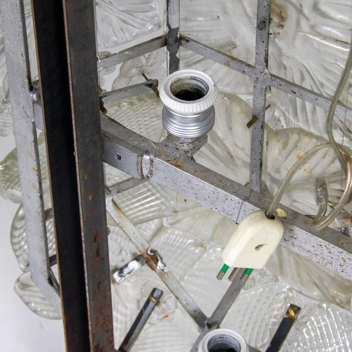 Mid-Century Modern Murano Glass Wall Lights, Italy, 1950s