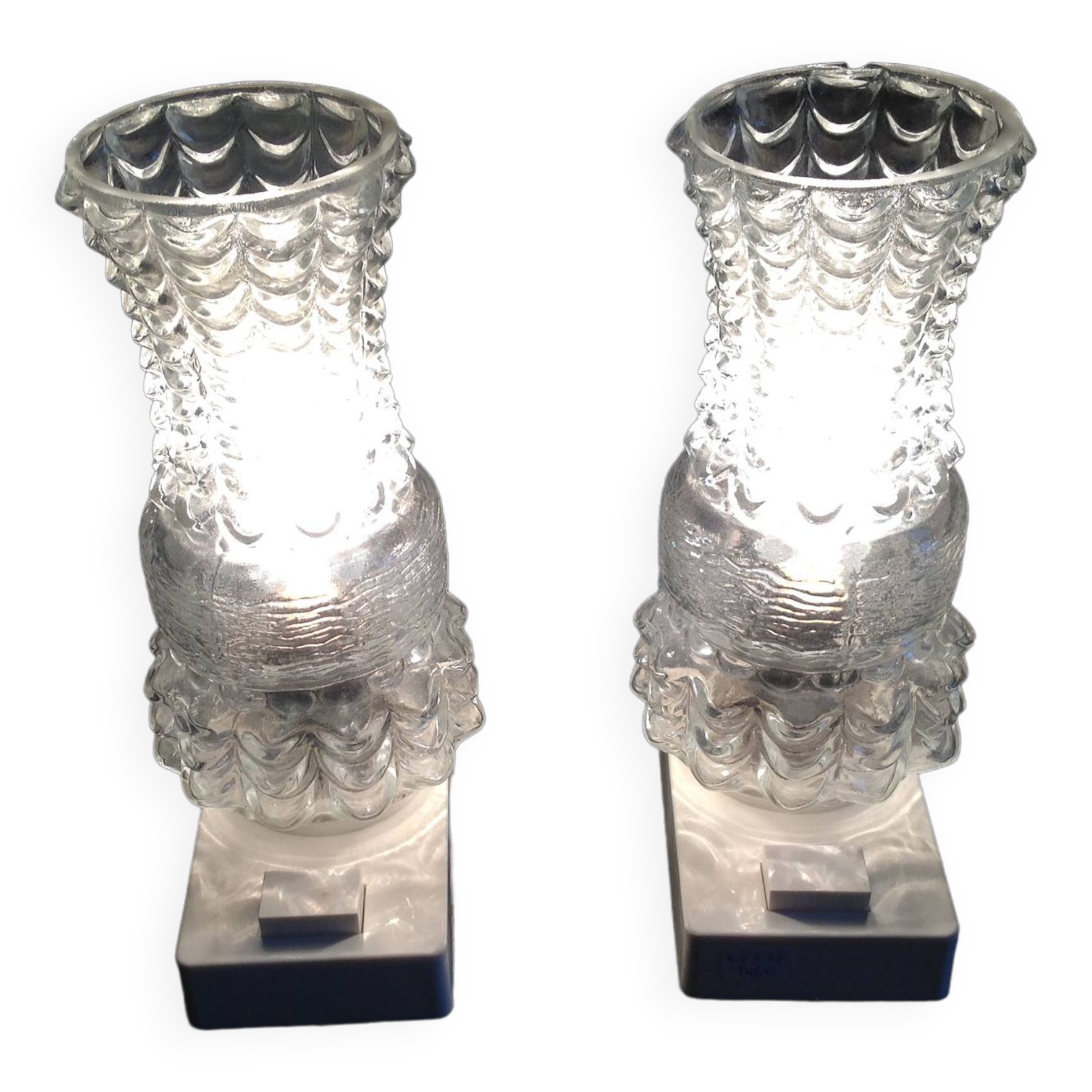 Pair of vintage bedside lamps, 60s