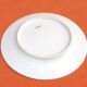 3 flat plates Porcelain of Limoges France "Crane ashy" ...