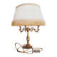 Bouillotte lamp in gilded bronze