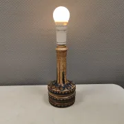 Ceramic table lamp from the 1970s–80s, by Jette Hellerøe for Axella Denmark