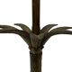 Vintage palm tree lamp base 1960s brass mid century
