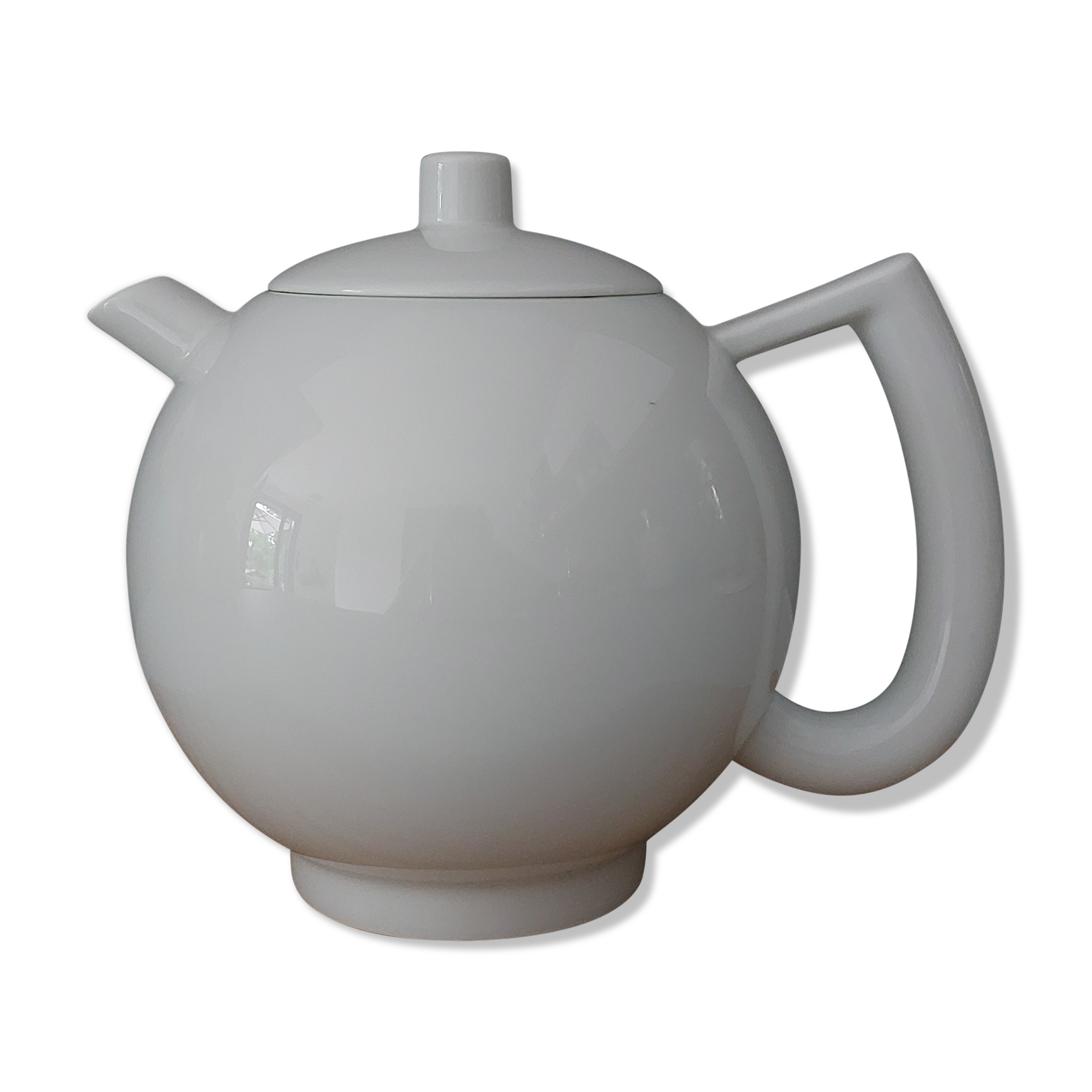 Théière en porcelaine blanche de la Manufacture Arzberg, West Germany