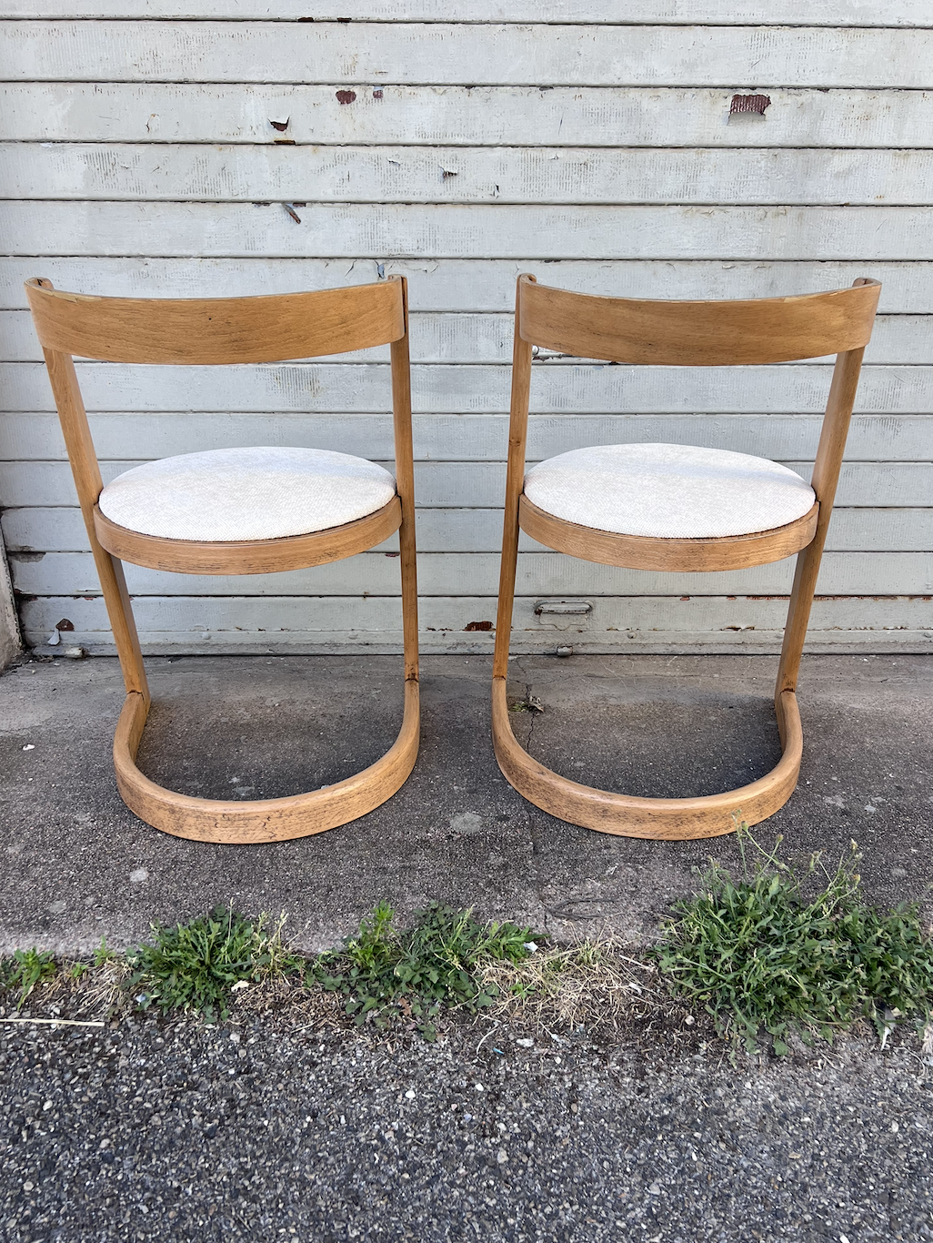 2 Restored Baumann Chairs (model Alpha)