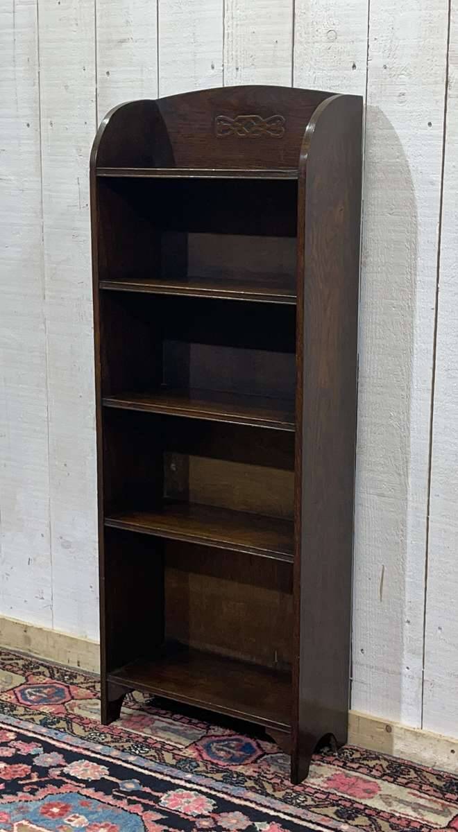 1930s English oak shelf