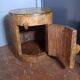 Tronc de Palmier creux; Mini Bar; chevet; meuble d'appoint; meuble d'angle;