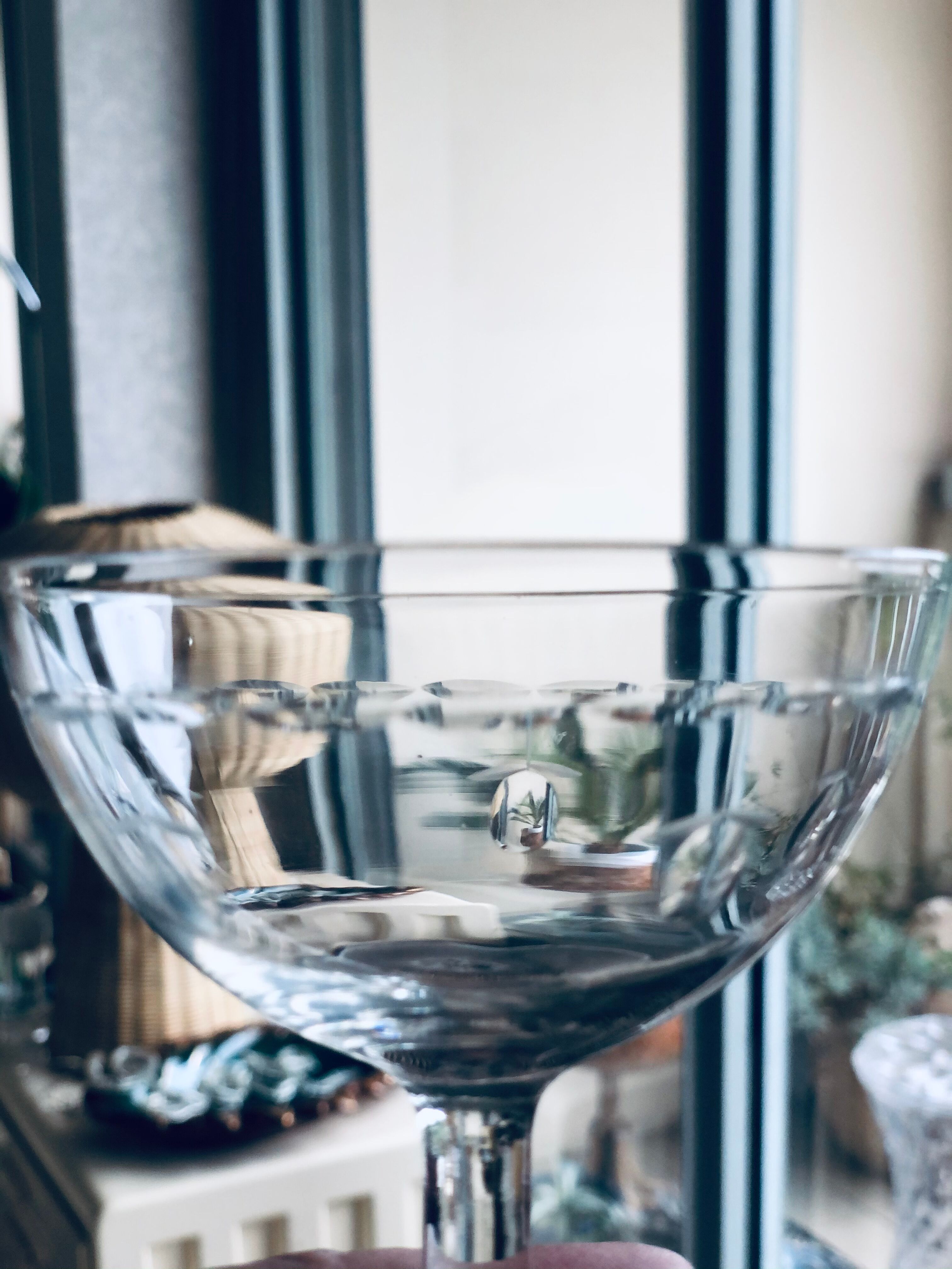Set of 11 champagne glasses