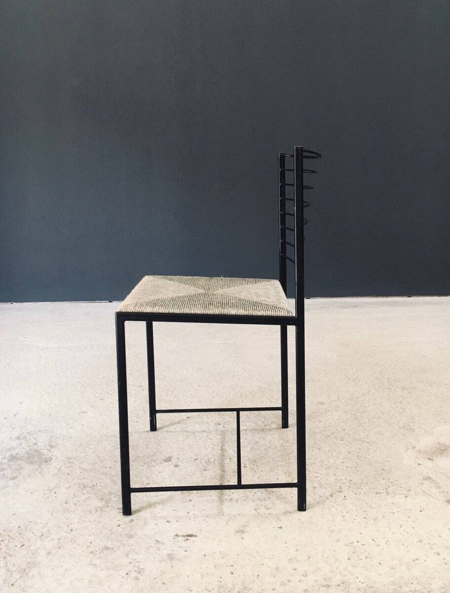 Postmodern Alice Dining Chairs from Cidue, Italy, 1980s, Set of 4