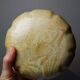 Vintage carved and polished stone box, pumpkin vintage craft 1980-1990