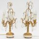 Pair of girandoles with tassels