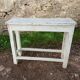 Table d'appoint, console en bois blanc patiné