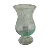 Biot glass photophore pale green color