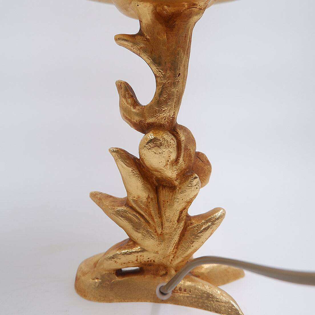 Sculptural Table Lamps with Plant Motif - G.Mathias, France, 1980s