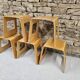 Lot 5 tabourets Lisa Noringer pour Ikea 2000"