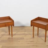 Mid-Century  Teak Danish Nightstands, 1960s