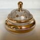 Frosted and gold glass sweet box