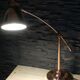 Lampe a bras balancier cuivrée