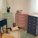 Commode anglaise rose shabby