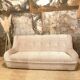 Sofa 70s Beige velvet