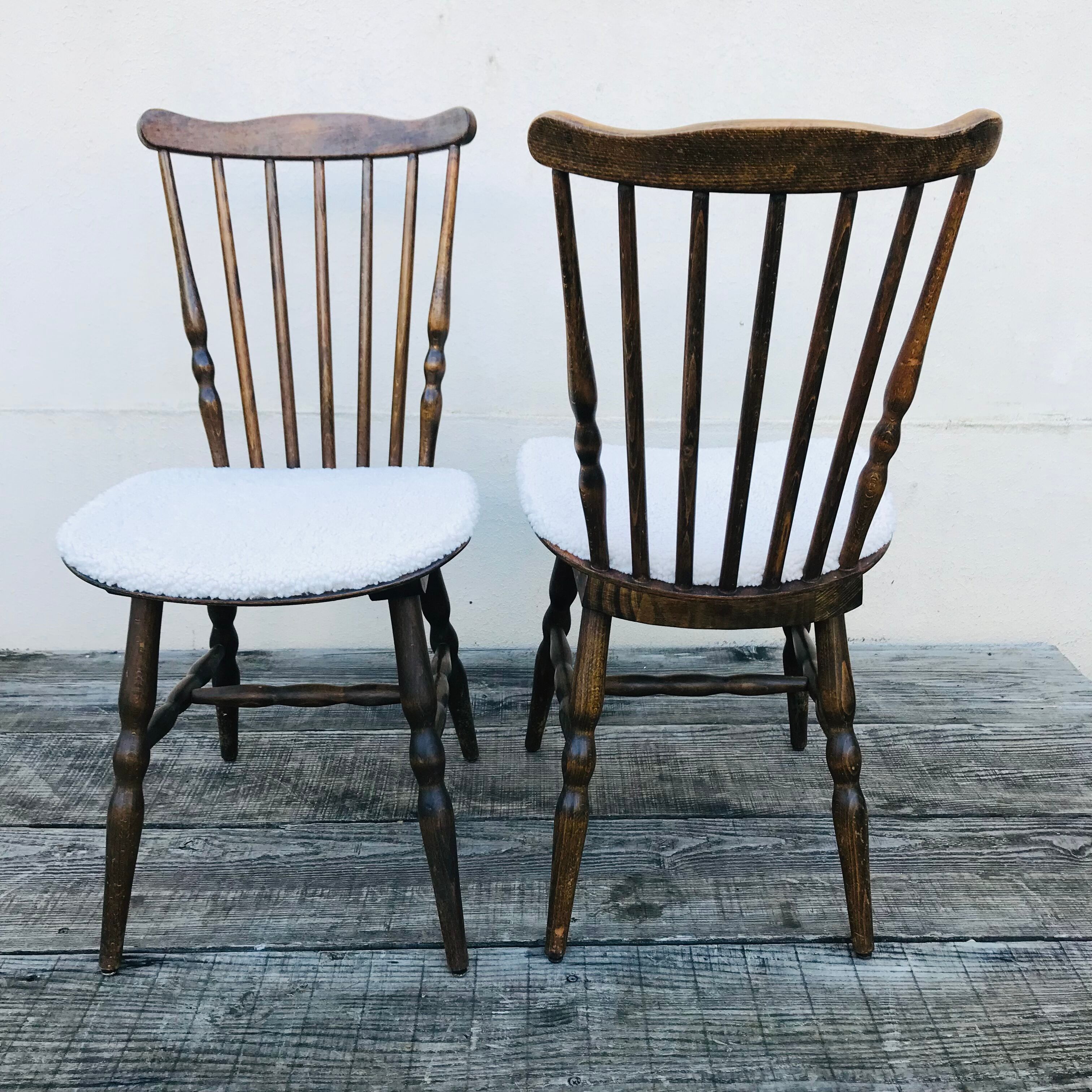 Paire de chaises baumann vintage 1960