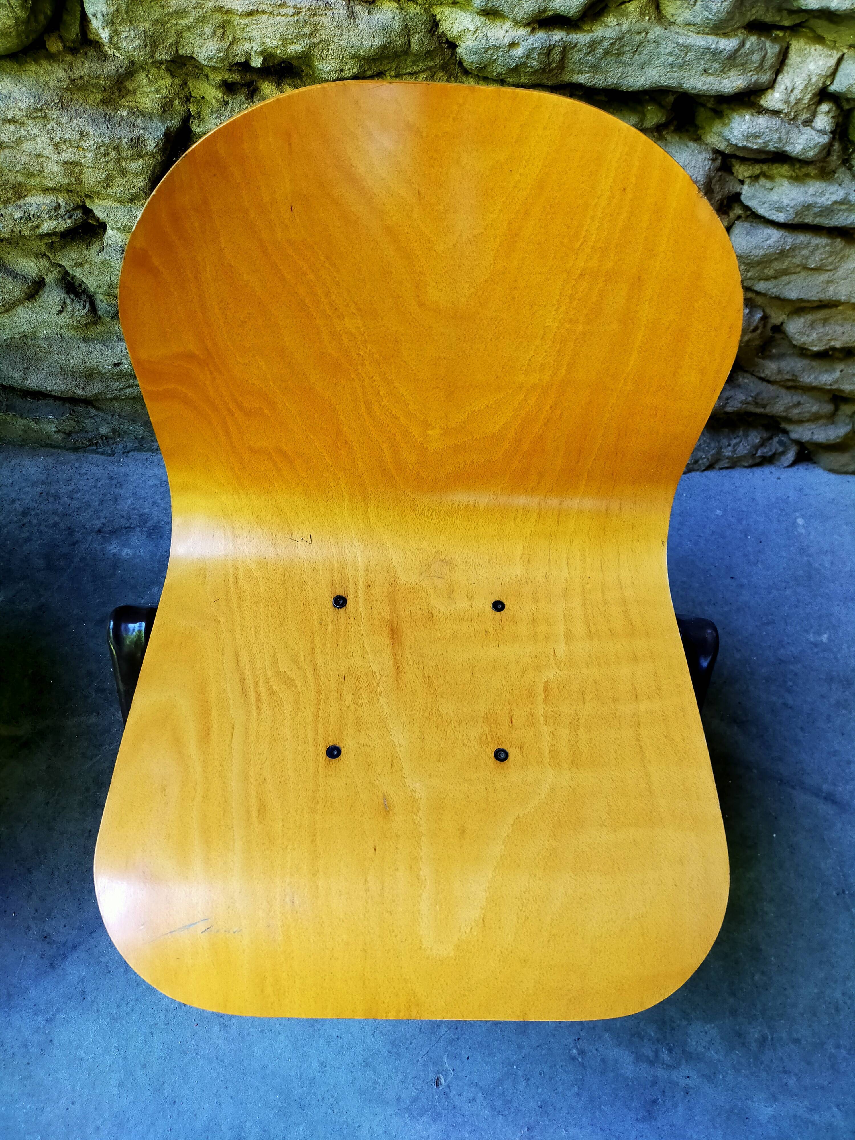 Set of 4 galvanita chairs