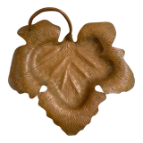 Decorative copper leaf plate