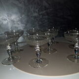 Ensemble de 8 coupes à champagne