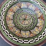 Oriental hand painted decorative cup signed safi Morocco vintage