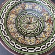 Oriental hand painted decorative cup signed safi Morocco vintage