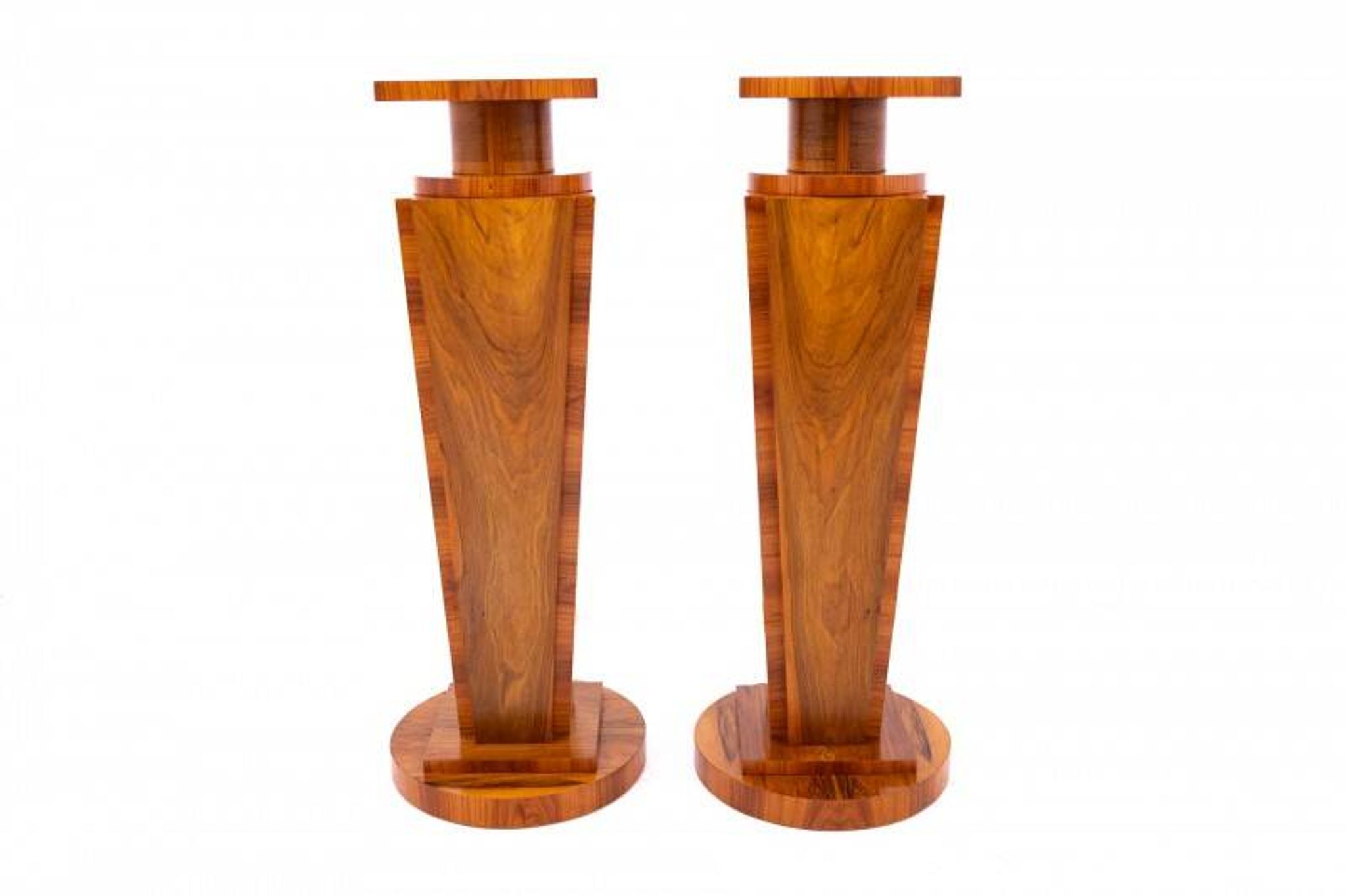 Deux colonnes Art Déco des années 1940, Pologne.