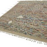 Handmade Turkish One of a Kind 245 cm x 310 cm Multicolor Wool Carpet