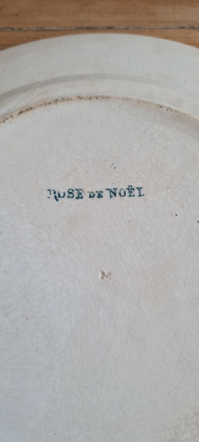 Serving dish in iron earth