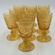 10 coloured glasses