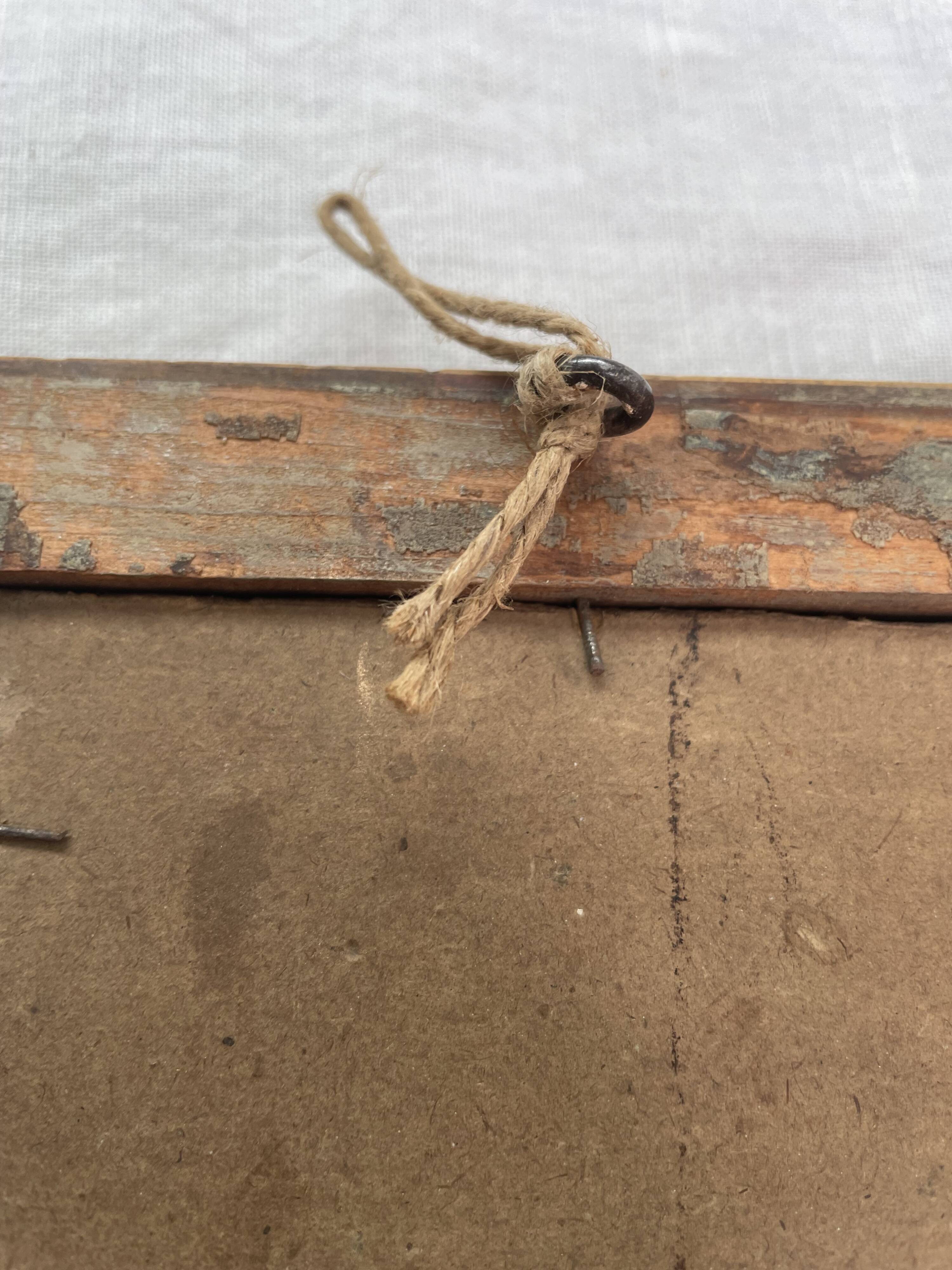 Portrait, photograph, ambrotype, hand painted, 19th century, signed EV, dated 1881, curved glass