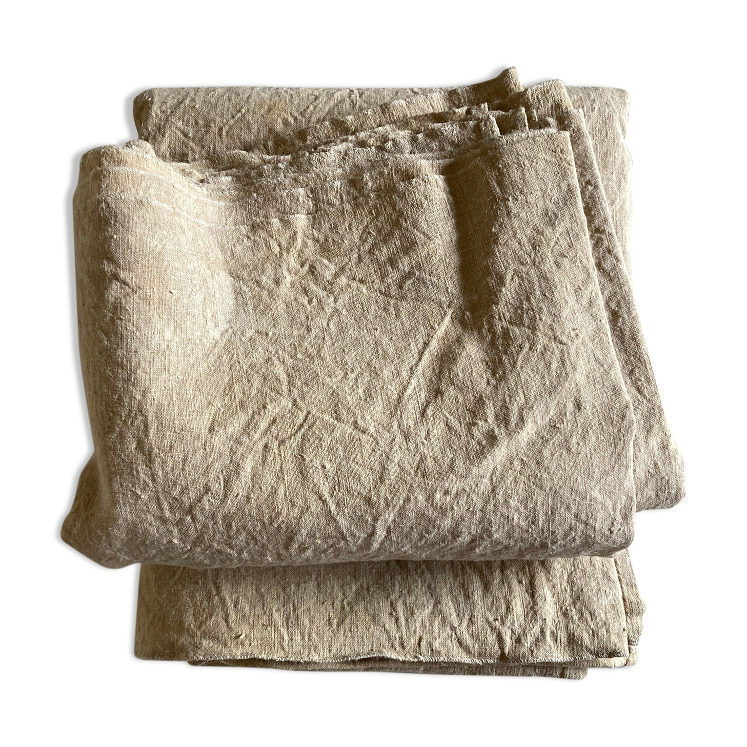 Nappe de réserve en chanvre brut 19e 240cm