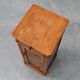 Art Deco walnut bedside cabinet, Belgium, 1920s
