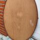 Large antique beveled brass mirror