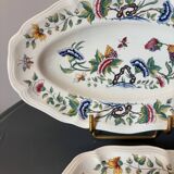 Pair of Sarreguemines ramekins