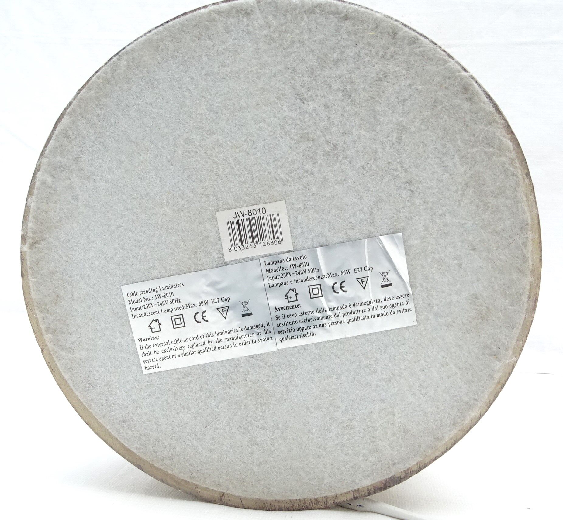 Table lamp 3 bears resin