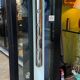 Vintage design floor lamp in chrome and white metal 70'