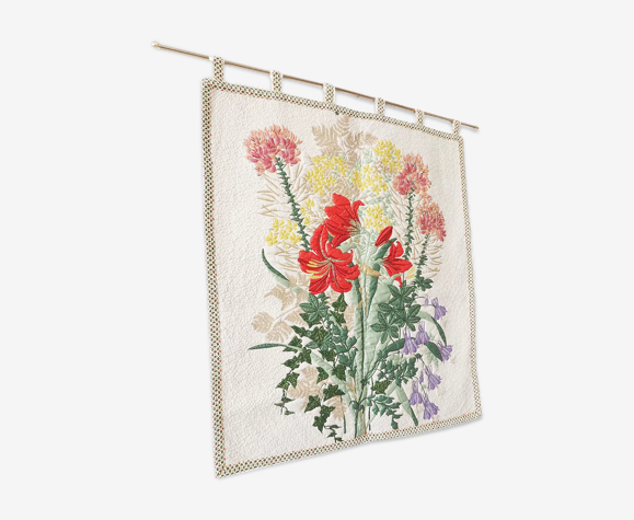 Quilt Tapestry Mid Century In Pastel Colors