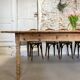 Antique table completely restored