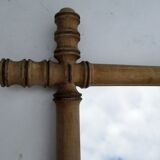 Old mirror bamboo frame
