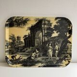 Fiberglass top canvas de Jouy style